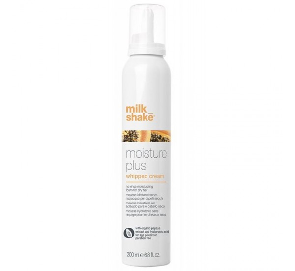 MILKSHAKE MOISTURE PLUS WHIPPED CREAM 200ML ХИДРАТИРАЩА СМЕТАНА  С ПАПАЯ ЗА СУХА КОСА 200МЛ
